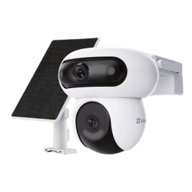 EZVIZ CS-HB90/SP Battery-Powered Outdoor Dual Camera Kit with Solar Panel (2x4 MP, 10400 mAh, IP65)
