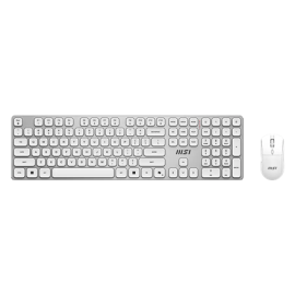 MSI FORGE K210 WIRELESS COMBO WHITE US Keyboard and Mouse Set Wireless