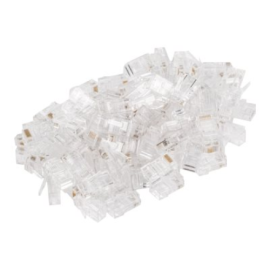 Lanberg Plug RJ45 CAT.5E UTP plug 8P8C, 100 pcs PLU-5000 Transparent