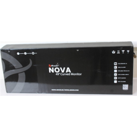SALE OUT. Arozzi Nova 49" VA, 165Hz - White Arozzi Nova