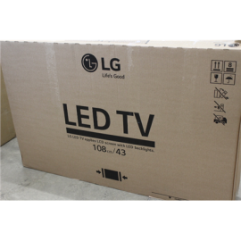 SALE OUT. LG 43UN640S0LD 43“ 3840x2160/300cd/m2/ HDMI RF SALE OUT. LG USED, MISSING PLASTIC HOLDERS AND ORIGINAL REMOTE CONTROL