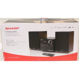 SALE OUT. Sharp XL-B517D(BR) Hi-Fi Micro System, CD/FM/USB/Bluetooth v5.0, Aux-in, 45W, Brown Sharp Hi-Fi Micro System XL-B517D(BR)