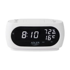 Adler LED clock with thermometer AD 1186