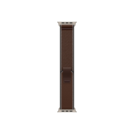 APPLE 49mm Dark Umber Trail Loop - M/L - Natural Titanium Finish Apple