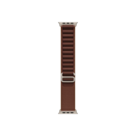 APPLE 49mm Burgundy Alpine Loop - Medium - Natural Titanium Finish Apple