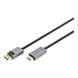 Digitus 4K DisplayPort Adapter Cable, DP - HDMI Type A DB-340202-018-S 1.8 m