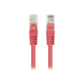 Lanberg Patchcord CAT.5E UTP 1M fluke passed 10-pack, Red PCU5-20CC-0100-R