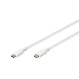 Digitus Silicone Connection Cable AK-300341-010-W USB-C to USB-C