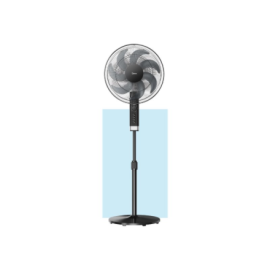 Midea MFS402M0BPK Stand Fan Black