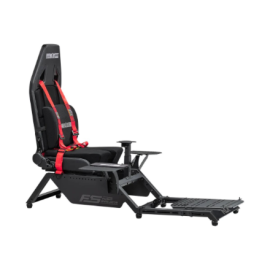 Next Level Racing Flight Simulator Cockpit Black and Red