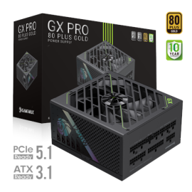Gamemax Power Supply, 80 PLUS, Gold GX PRO 1250G 1250 W