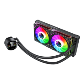 Gamemax CPU Liquid Cooler ICEBURG 240 DIGITAL BK Black