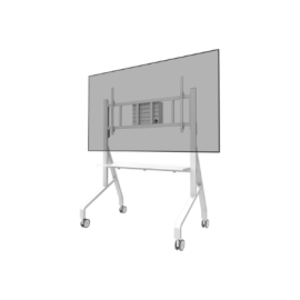 Neomounts Floor stand FL50-575WH1 TV trolley Adjustable Height