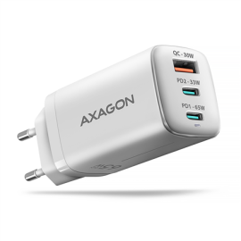 AXAGON GaN wallcharger 3x port (USB-A + 2x USB-C)