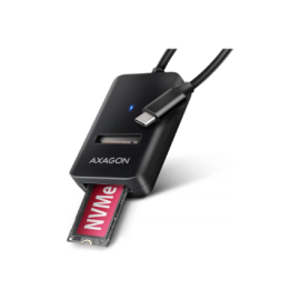 AXAGON USB-C 10Gbps adapter for fast connection of M.2 NVMe and SATA SSD
