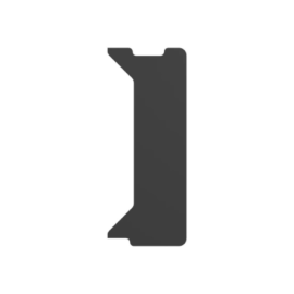 Genesis | Holm Modular Side Desk Top Right 30cm | NDS-2277 | Anthracite Black