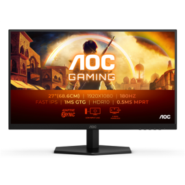 AOC 27G42E | 27 " | IPS | FHD | 16:9 | 180 Hz | 1 ms | 1920 x 1080 pixels | 300 cd/m² | HDMI ports q
