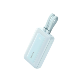 Anker Power Bank with Built-In USB-C and + Lighting Cable | A1680031 | 10000 mAh | 30W | Blue