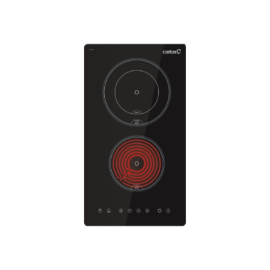 CATA Hob | TD 3002 BK | Vitroceramic | Number of burners/cooking zones 2 | Touch | Timer | Black