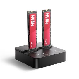SSD ACC DOCK STATION USB-C/2XM.2 NVME ADSA-M2C22L AXAGON