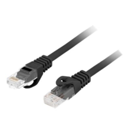 Lanberg | Patchcord Cat.6 UTP LSZH CU | PCU6-10CU-1000-BK | 10 m | Black