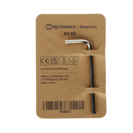 Teltonika Hex Key 19 x 53 x 2.5 mm Nickel Angled