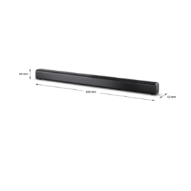 Sharp 2.0 Soundbar | HT-SB145 | 150 W | Bluetooth | Black | Wireless connection