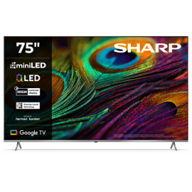 Sharp 4K QLED TV | 75JP7265E | 75 | Smart TV | Google TV | UHD