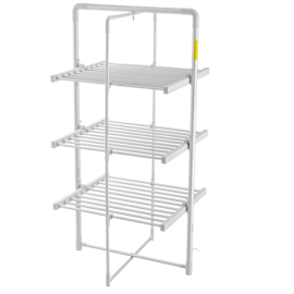 Adler | Foldable Electric Clothes Dryer | AD 7829 | 300 W | Silver/White