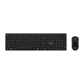 MSI FORGE K210 WIRELESS COMBO | Keyboard and Mouse Set | Wireless | Mouse included | US | Black | Sc