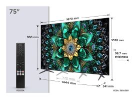 TCL 75 " 4K Ultra HD 3840 x 2160 pixels