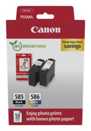 Canon PG-585/CL-586 (6205C004) Photo value pack Rašalinių kasečių komplektas, BK/CMY