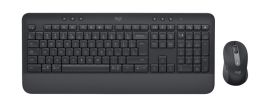 Logitech Signature MK650 Combo for Business Klaviatūra + pelė, Belaidė, US INT (Qwerty), Graphite