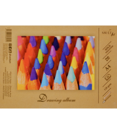 Piešimo sąsiuvinis SMLT, A4, 120 g, klijuotas, (30)  0708-209