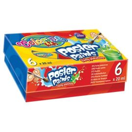 Guašas Colorino Kids 20 ml, 6 spalvų