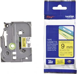 Brother TZe-621 (TZE621) Laminuotos ženklinimo juostos kasetė P-touch, Black on Yellow 9mm, 8m