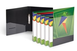 Segtuvas Forpus, A4/30 mm, 2-jų žiedų, ? 16 mm, plastikinis, juodas  0804-107