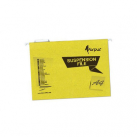 Kartotekinis vokas Forpus, A4, geltonas