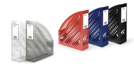 Stovas dokumentams Forpus, 7cm, raudonas, plastikinis