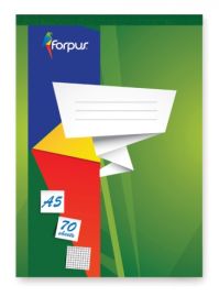 Bloknotas, plėšomas, Forpus, A5/70, langeliais