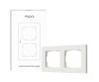 SMART SWITCH FRAME H2 (2-GANG)/WHITE FE-X01D-W AQARA
