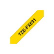 Brother TZe-FX631 Flexible ID Laminated Tape Black on Yellow