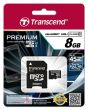 MEMORY MICRO SDHC 8GB W/ADAPT/UHS-I C10 TS8GUSDU1 TRANSCEND