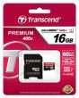 MEMORY MICRO SDHC 16GB W/ADAPT/UHS-I C10 TS16GUSDU1 TRANSCEND