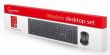 KEYBOARD +MOUSE WRL ENG/DESKTOP BK KBS-WCH-01 GEMBIRD