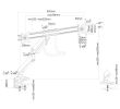 MONITOR ACC DESK MOUNT 10-32"/NM-D775DXSILVER NEOMOUNTS