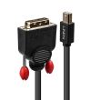 CABLE MINI DP TO DVI 2M/BLACK 41952 LINDY