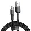 CABLE USB TO USB-C 3M/GRAY/BLACK CATKLF-UG1 BASEUS