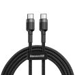 CABLE USB-C TO USB-C 2M/GRAY/BLACK CATKLF-HG1 BASEUS