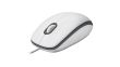 MOUSE USB OPTICAL M100/WHITE 910-006764 LOGITECH